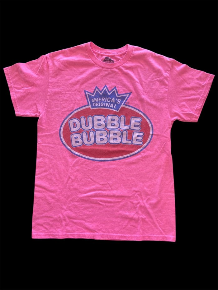 Pre-Loved Double Bubble Gum Graphic Tee Pink *Size Medium - Deer Creek Mercantile
