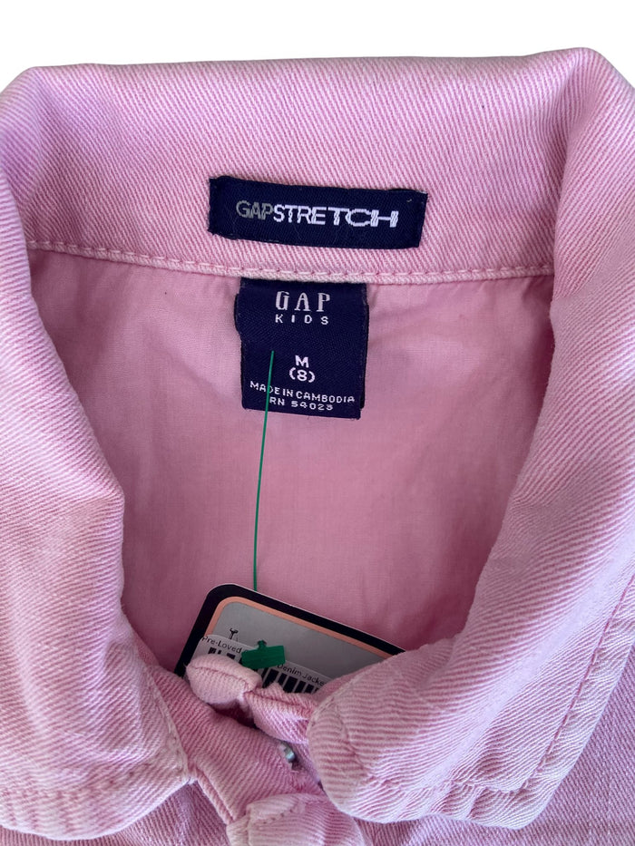 Pre-Loved GAP Pink Denim Jacket Youth Girls *Size M - Deer Creek Mercantile