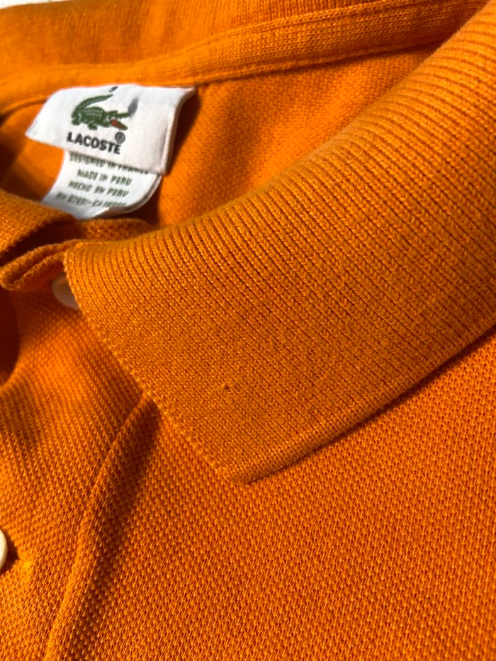 Pre-Loved Lacoste Polo Top *Orange - Deer Creek Mercantile