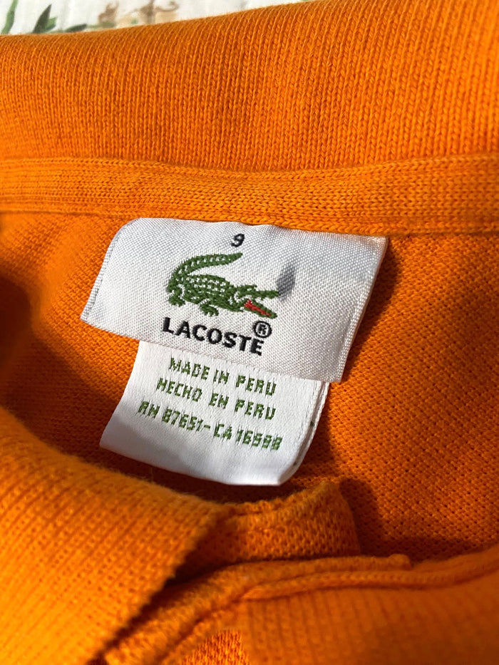 Pre-Loved Lacoste Polo Top *Orange - Deer Creek Mercantile