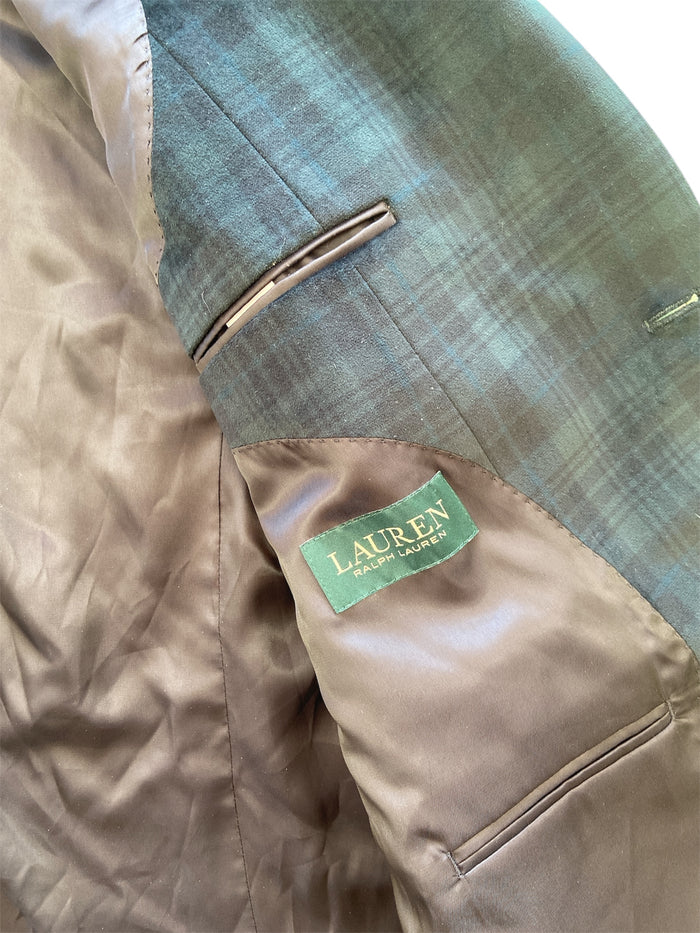 Pre-Loved Lauren Ralph Lauren Green Velvet Style Sport Coat Jacket *44R - Deer Creek Mercantile