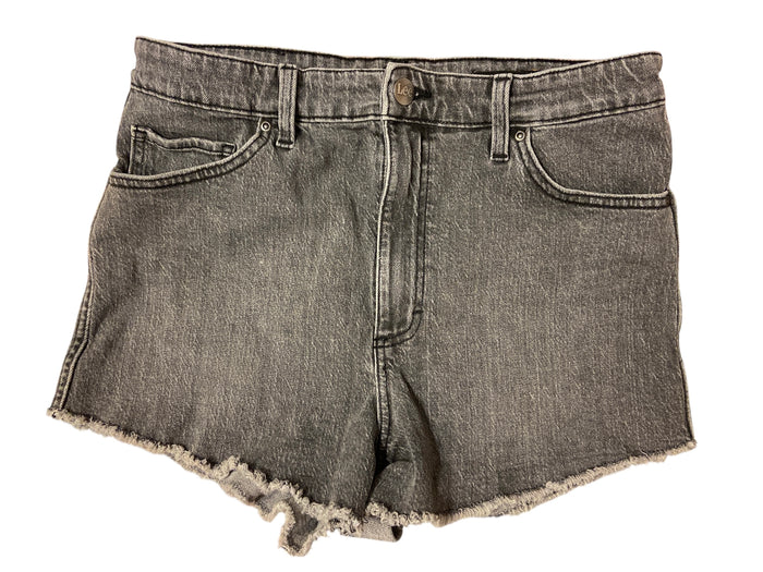 Pre-Loved Lee Shorts High Rise Cut Off *Size 31 (BLACK) - Deer Creek Mercantile