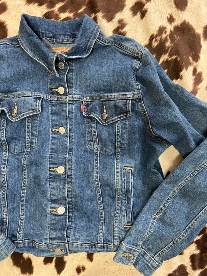 Pre-Loved Levi's Denim Jean Jacket Women's Size XL - Deer Creek Mercantile