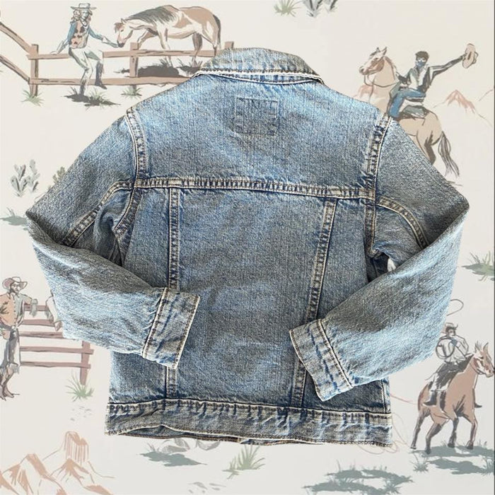Pre-Loved Light Wash OshKosh Denim Jacket *Size 4T - Deer Creek Mercantile