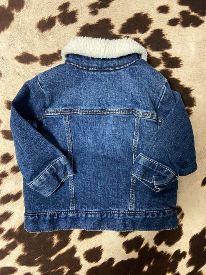 Pre-Loved Old Navy Denim + Sherpa Jean Jacket *6-12 Months - Deer Creek Mercantile