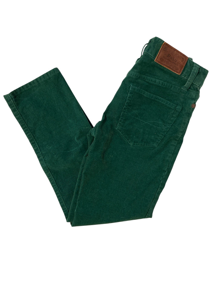 Pre-Loved Polo Green Corduroy Pants *Size 8 - Deer Creek Mercantile