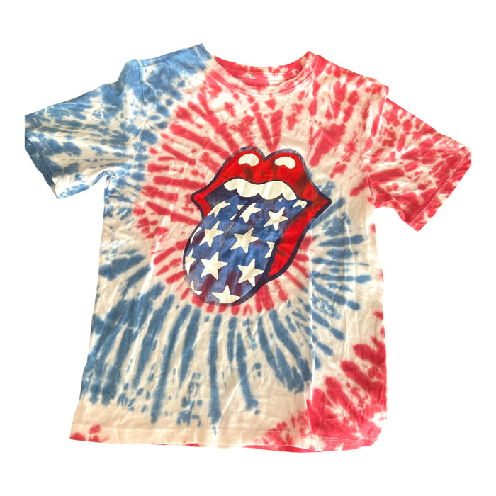 Pre-Loved ROLLING STONES Tie Dye Graphic Tee *Size Large (FITS LIKE A S) - Deer Creek Mercantile