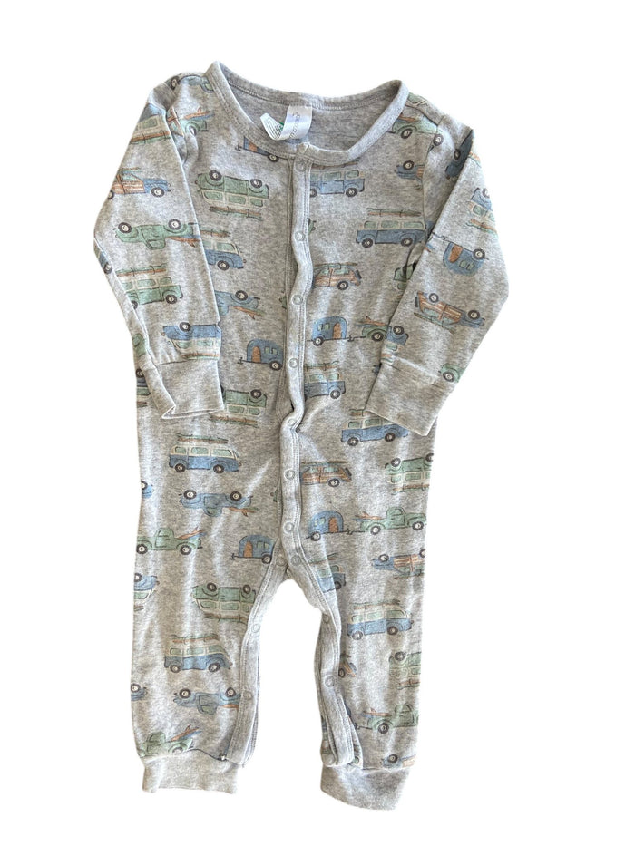 Pre-Loved Surf Cars Baby Footed Bodysuit *12 Months - Deer Creek Mercantile