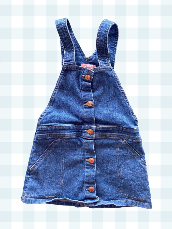 Pre-Loved Youth Girls BCBG Denim Dress *Size 3T - Deer Creek Mercantile