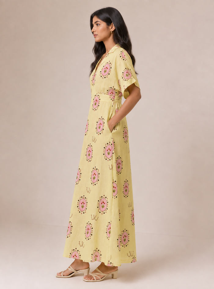 Pricilia Maxi Dress - Yellow