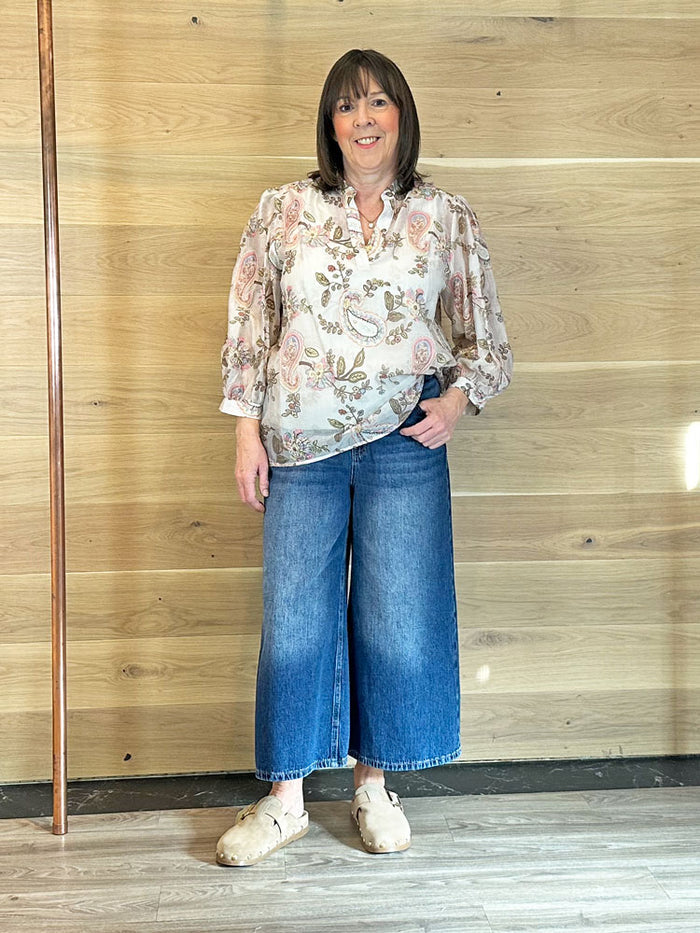Pulz PzAlezi UHW Jeans Wide Leg