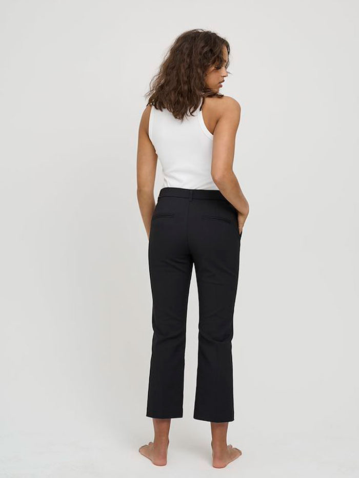 Pulz PzBindy High Waist Flared Pants Black