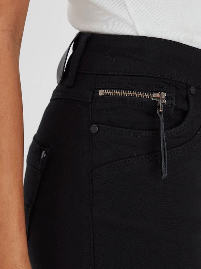 Pulz PzEmma Straight Jeans Black