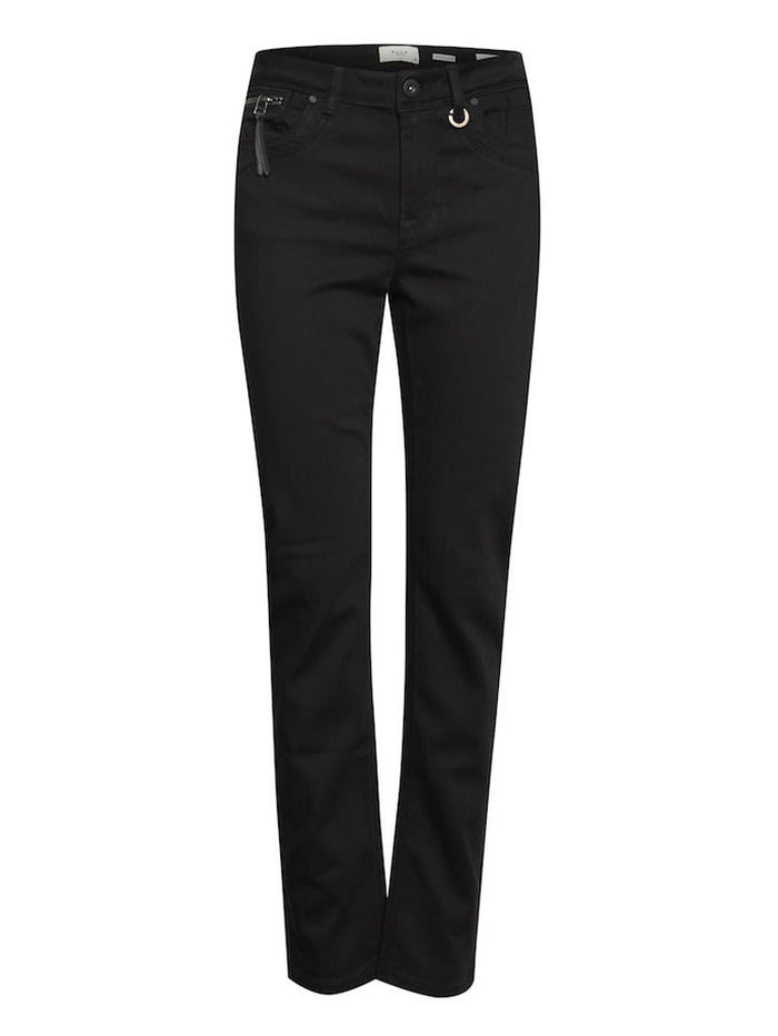 Pulz PzEmma Straight Jeans Black