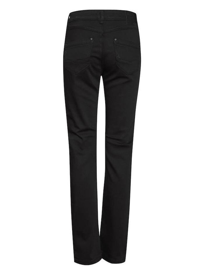 Pulz PzEmma Straight Jeans Black