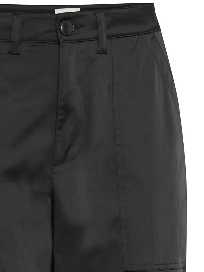 Pulz PzLia High Waist Trousers Black