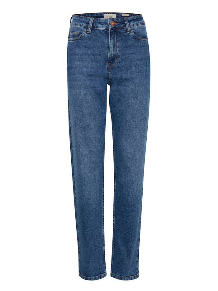 Pulz PZLIVA Jeans Regular Leg Medium Blue