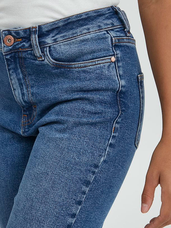 Pulz PZLIVA Jeans Regular Leg Medium Blue