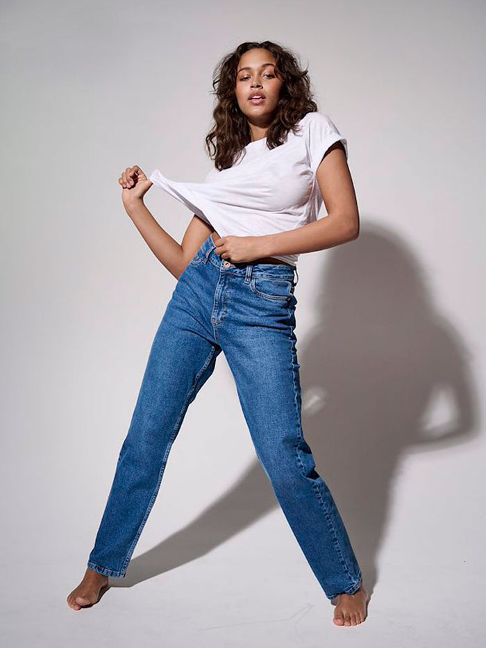 Pulz PZLIVA Jeans Regular Leg Medium Blue
