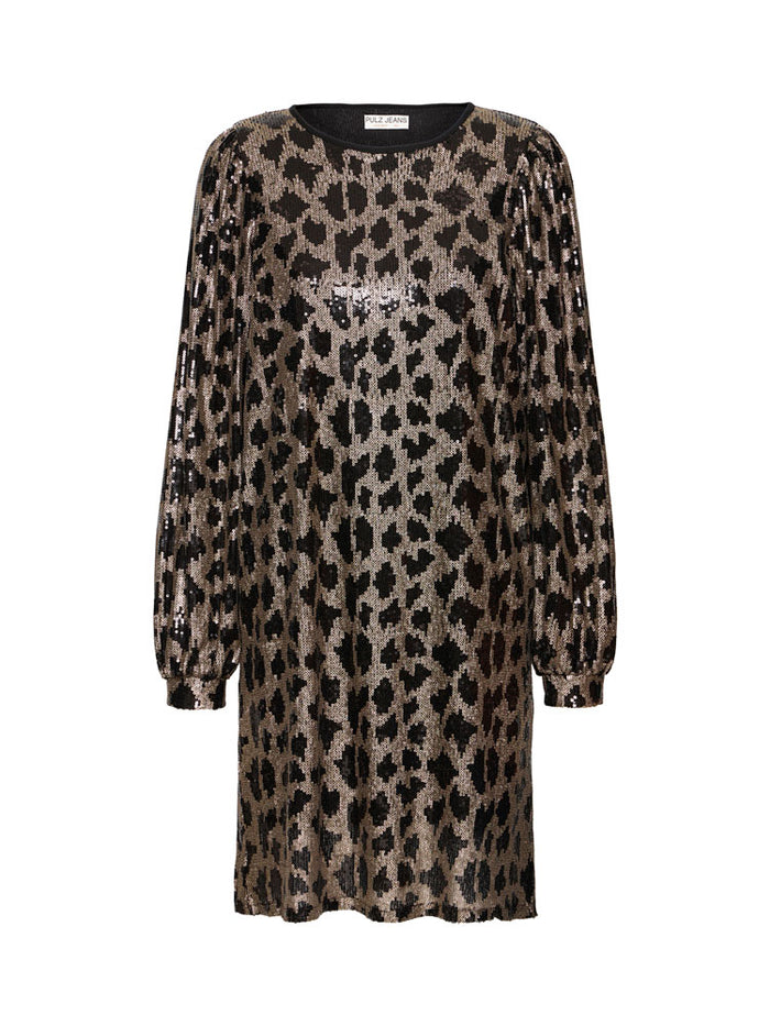 Pulz PzMorgan Sequin Dress Black