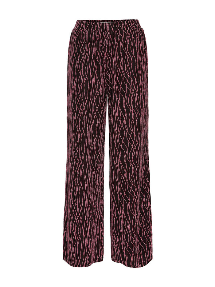 Pulz PzThea Pants Dark Rose