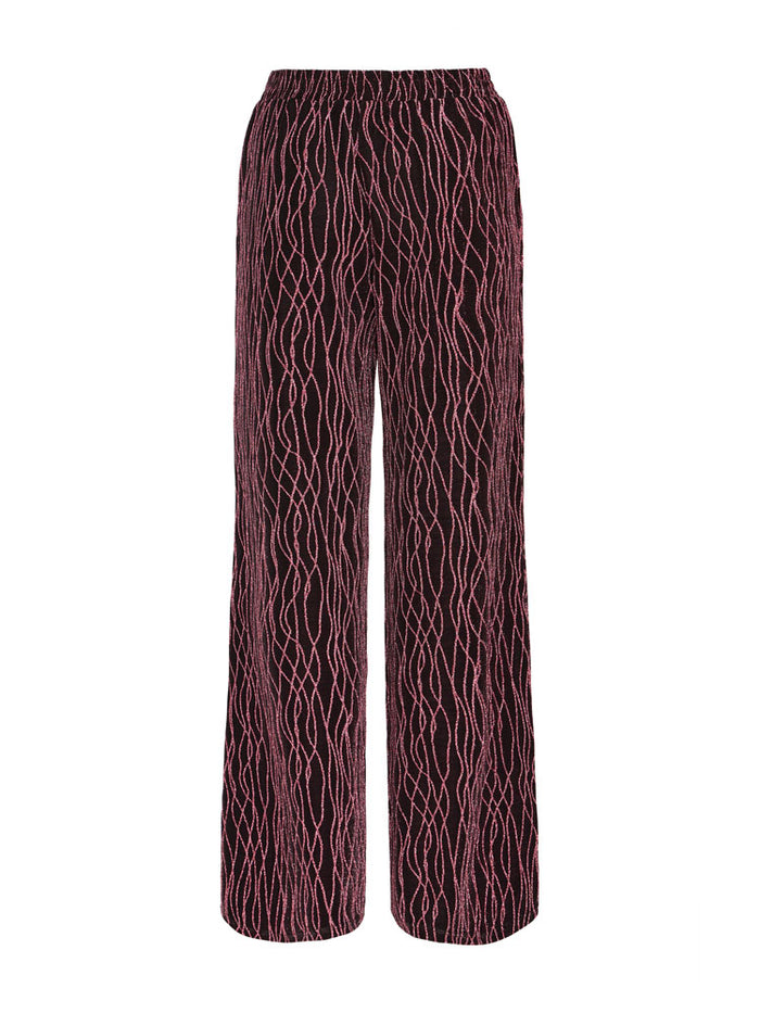 Pulz PzThea Pants Dark Rose
