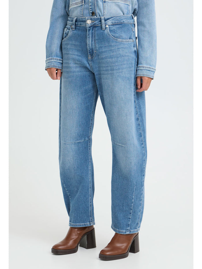Pulz PzZanni HW Jeans Barrel Leg