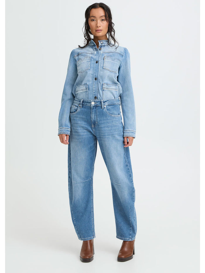 Pulz PzZanni HW Jeans Barrel Leg