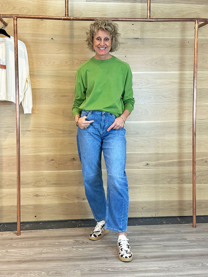 Pulz PzZanni HW Jeans Barrel Leg