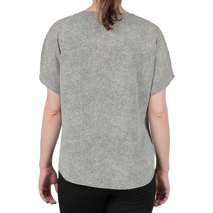 Rambling Dot Bateu Blouse