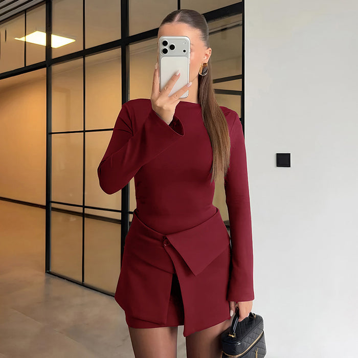 Ramos Co ord Set - Maroon