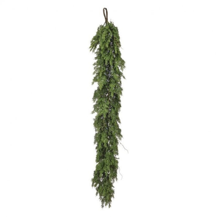 Real Touch Blueberry Juniper Garland, 60"