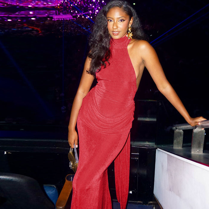 Red Amora Maxi Dress - Red