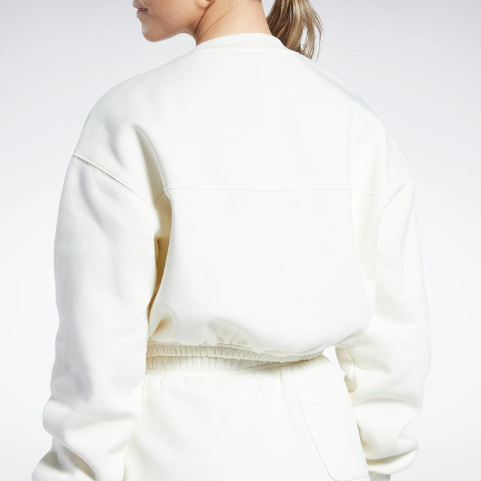 Reebok Apparel Women Classics Fleece Sweatshirt Clawht