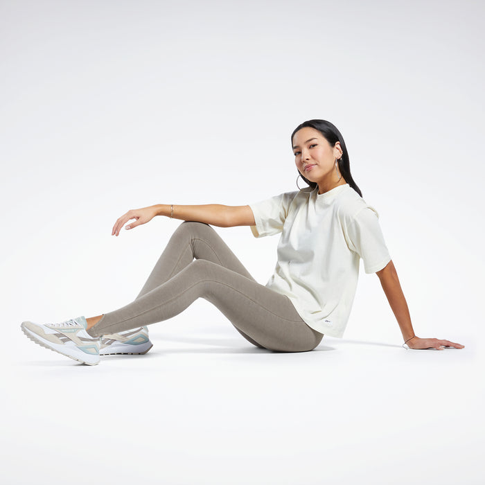 Reebok Apparel Women Classics Natural Dye Stirrup Leggings Trekgr