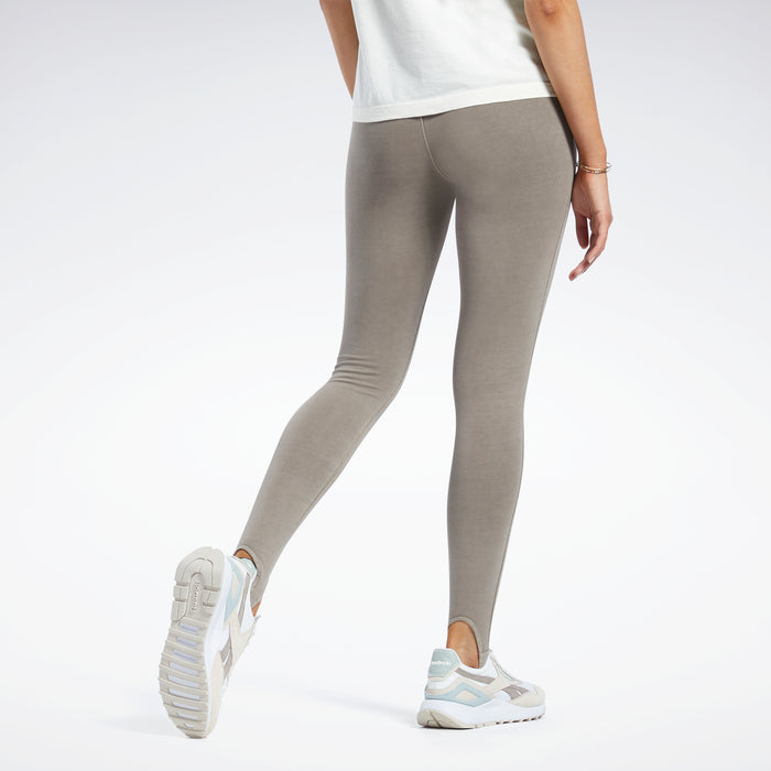 Reebok Apparel Women Classics Natural Dye Stirrup Leggings Trekgr