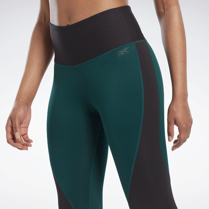 Reebok Apparel Women Thermowarm+Graphene Leggings Forgrn