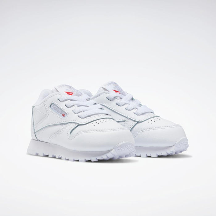 Reebok Footwear Kids Classic Leather Shoes - Baby & Toddler WHT/FTWR WHT/FTWR WHT