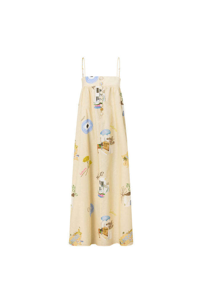 Reeva Maxi Dress - Apricot