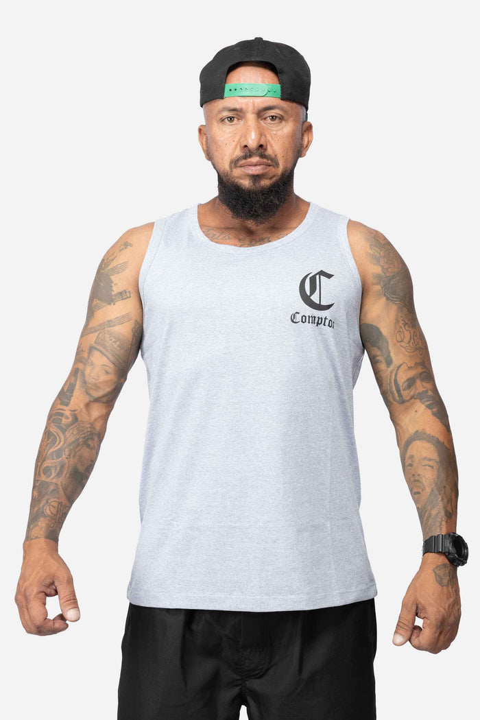 Regata Compton Logo Cinza - COMPTON