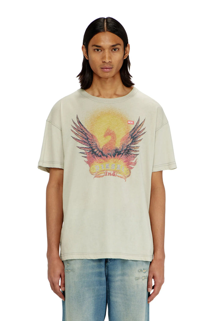 Regular T-shirt with Phoenix print