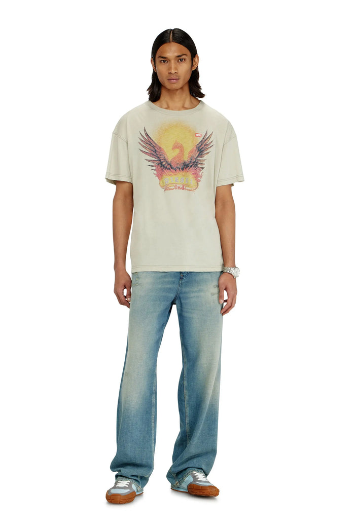 Regular T-shirt with Phoenix print