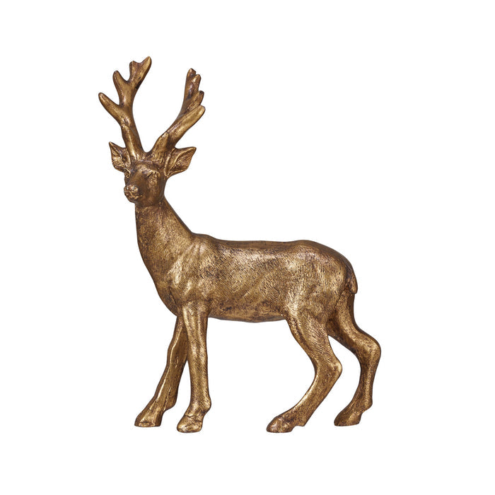 Resin Deer - Gold Finish