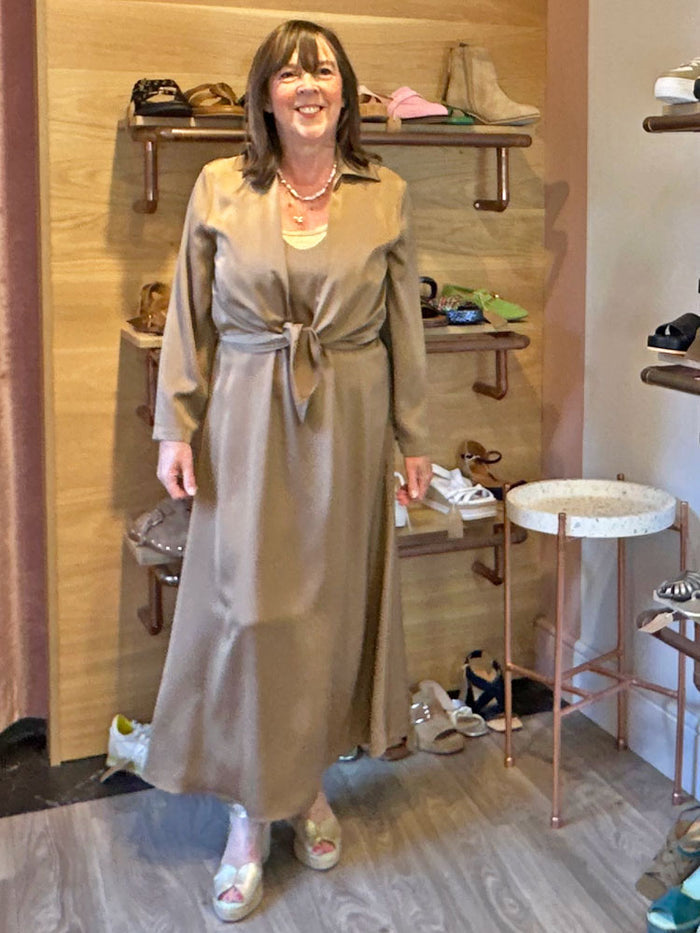 Riani Long Dress Coconut