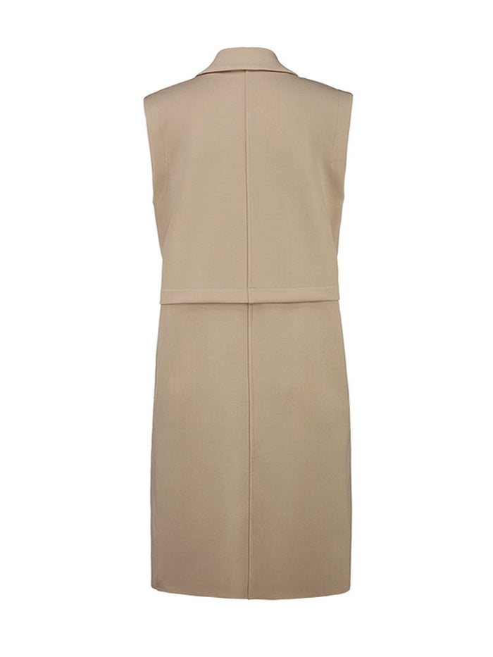 Riani Long Waistcoat Macadamia