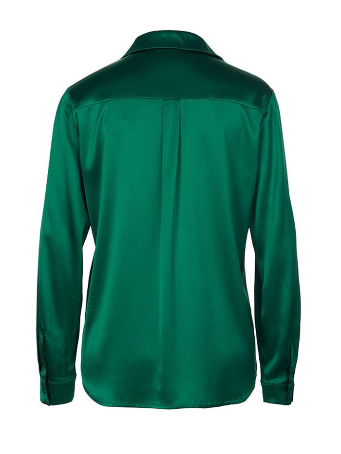 Riani Silk Blouse Emerald