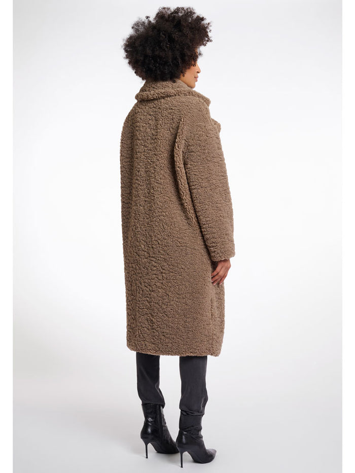 Rino & Pelle Elicia Teddy Coat Toffee