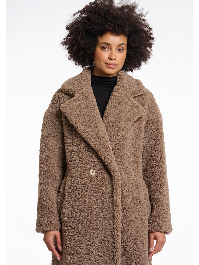 Rino & Pelle Elicia Teddy Coat Toffee