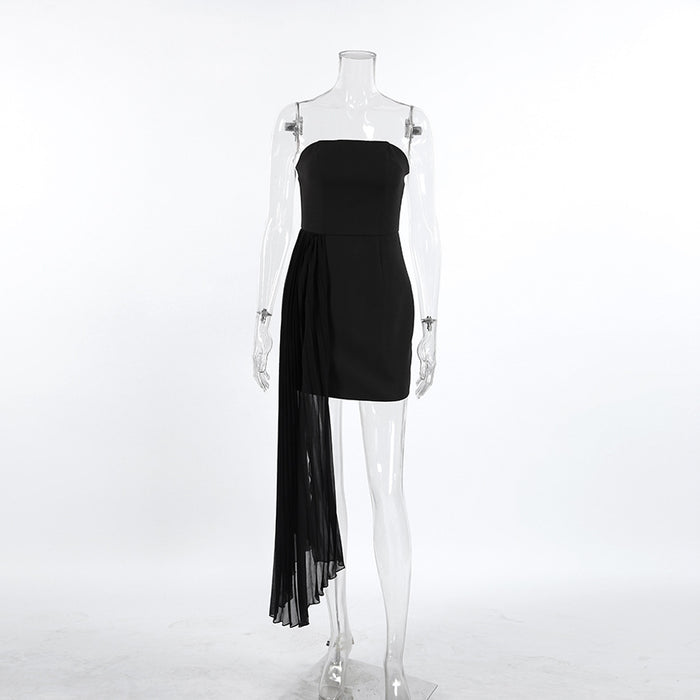Riva Charm Mini Dress - Black