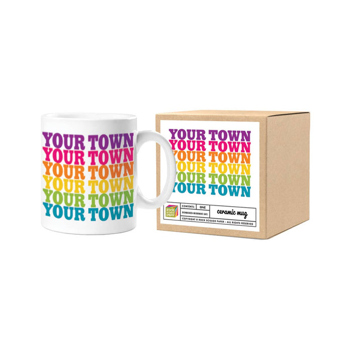 Rock Scissor Paper -New Haven Ceramic Mug